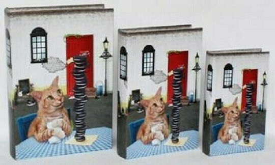 Etoile Set Cutii Decorative În formă de carte 3buc