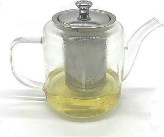 Homestyle Τσαγιέρα με Φίλτρο Γυάλινη 800ml