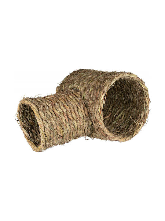 Trixie Jucărie Rozătoare Tunel Tunel din iarbă pentru porcușori de Guineea și iepuri 30x25x50cm 61126