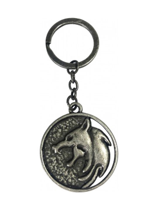 Jinx Keychain Wolf Metallic Gray