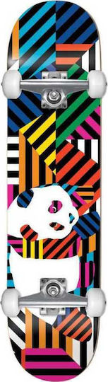 Enjoi Panda Stripes Resin 7.75'" Komplett Kurzboard Mehrfarbig