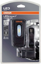 Osram Επαναφορτιζόμενος Φακός LED με Μέγιστη Φωτεινότητα 160lm LedInspect Pocket