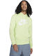 Club Sweatshirt With Hood Lime Yellow
