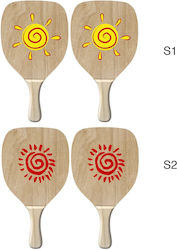 Summertiempo (Different Colors) Set Strandrackets Beige mit Geradem Griff Beige