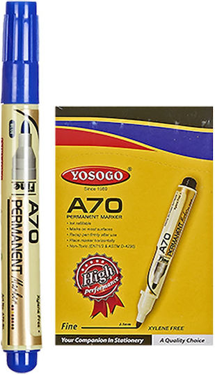 Justnote Yosogo Ανεξίτηλος Μαρκαδόρος Κόκκινος 2.5mm