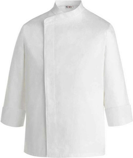 Egochef Coat Chef 100% Cotton made Unisex White with Long Sleeve Prestige