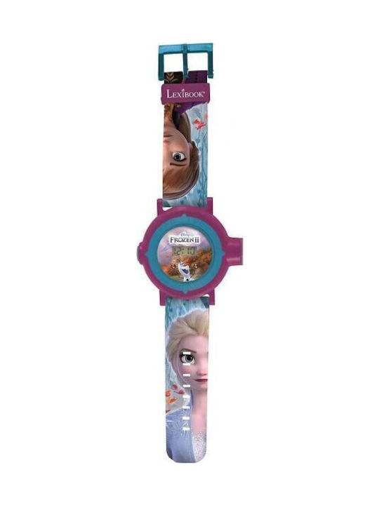 Lexibook Kids Digital Watch Frozen ΙΙ with Rubber/Plastic Strap Lilac