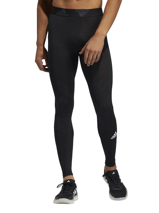adidas Techfit Ανδρικό Αθλητικό Κολάν Compression Μακρύ Μαύρο
