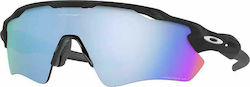 Oakley Radar EV Path Men's Sunglasses with Black Plastic Frame and Blue Polarized Mirror Lens OO9208-C0