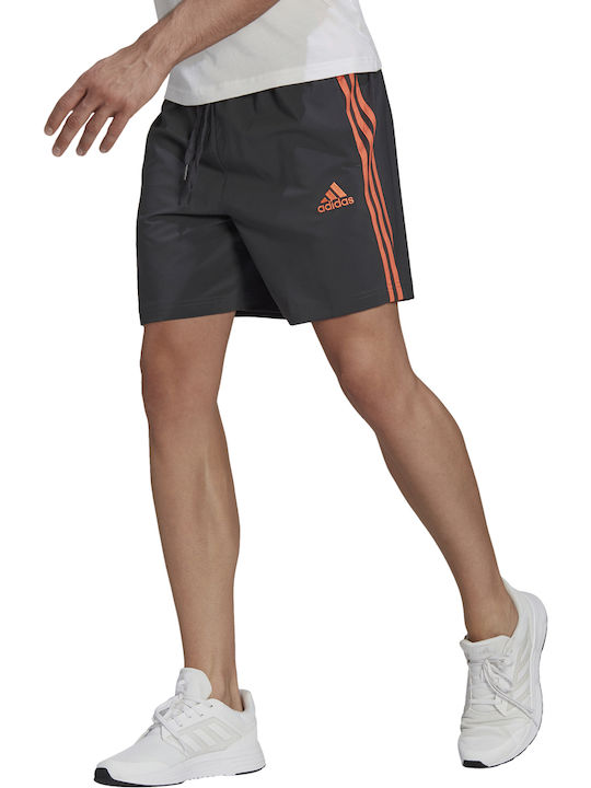Adidas Aeroready Essentials Chelsea 3-Stripes Pantaloni scurți sport bărbați Gri