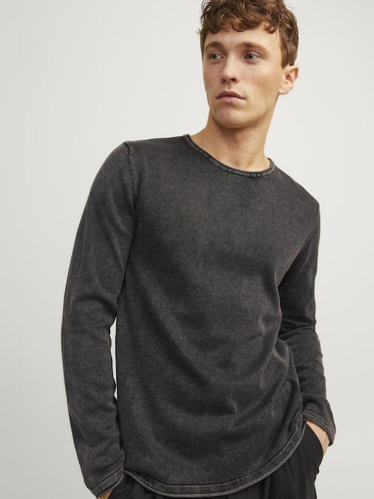 Jack & Jones Langarm-Pullover Charcoal