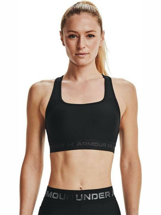 Under Armour Crossback Mid Women's Sports Bra without Padding Black