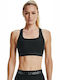 Crossback Mid Women's Sports Bra without Padding Black