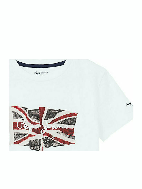 Pepe Jeans Παιδικό T-shirt Λευκό