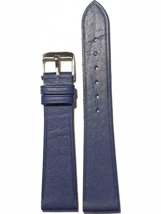 Tzevelion 103/56 Δερμάτινο Λουράκι Μπλε 12mm
