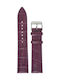 Tzevelion ART521 Leather Strap Purple 18mm