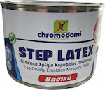 CHromodomi Step Latex Plastic Paint for Interior Use White 375ml