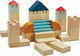 Plan Toys Blocks Colorful Wooden for 3+ Years 30pcs