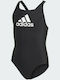 Adidas Παιδικό Μαγιό Ολόσωμο Badge Of Sport Κολύμβησης Μαύρο
