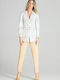 Figl M694 Long Women's Blazer Ecru 141773