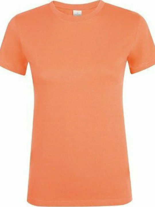 Sol's Regent Γυναικείο Διαφημιστικό T-shirt Κοντομάνικο Apricot