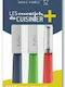 Opinel Trio Εssentiels+ Σετ Μαχαίρια από Ανοξείδωτο Ατσάλι 3τμχ