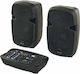 Fun Generation Passive Set PA Speakers Stagemix 400 240W with Woofer 10" 31.5x30x50cm