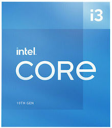 Intel Kern i3-10105 3.7GHz Prozessor 4 Kerne für Socket 1200 mit Kühler in Box