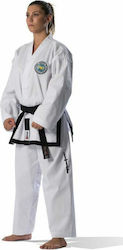 SMAI Black Belt Dobok Ribbed Taekwondo Dobok Adults/Kids White