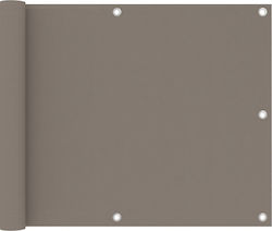 vidaXL Rectangular Shade Divider Brown in Roll ...