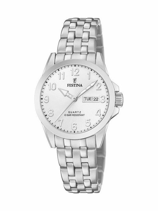 Festina Women's Watch with Silver Metal Bracelet