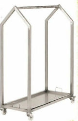 Karamco Fleischwagen Edelstahl 100x55x170cm 100cm Karamco Fleischwagen Edelstahl 100x55x170cm 100cm