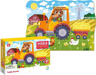 Kinderpuzzle Transport Series: Teddy Farmer für 3++ Jahre 30pcs Dodo