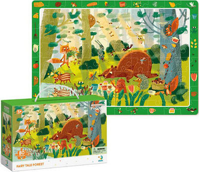 Kids Puzzle Fairytale Forest for 5++ Years 80pcs Dodo