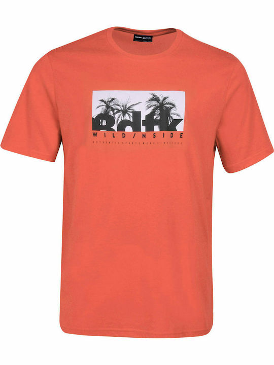 BodyTalk Ανδρικό T-shirt Πορτοκαλί με Στάμπα