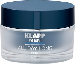 Klapp All Day fără culoare 24h Hidratantă Bărbați Cremă Pentru Față cu Acid Hialuronic 50ml