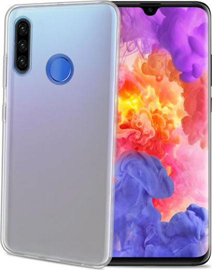 Celly Gelskin Umschlag Rückseite Silikon Transparent (Huawei P30 Lite)