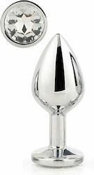 Dream Toys Gleaming Love Plug Πρωκτική Σφήνα Medium Silver 8.3cm