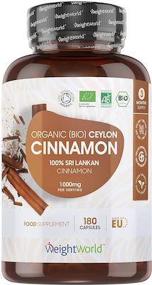 WeightWorld Cinnamon 1000mg 180 capace