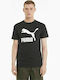 Puma Classic Herren T-Shirt Kurzarm Schwarz