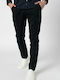 Trousers Chino Elastic in Slim Fit Black