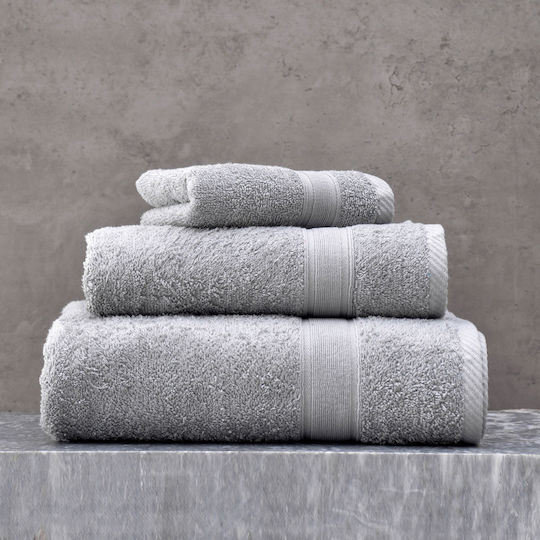 Rythmos Bath Towel Illusion 70x140cm Silver Weight 480gr/m²