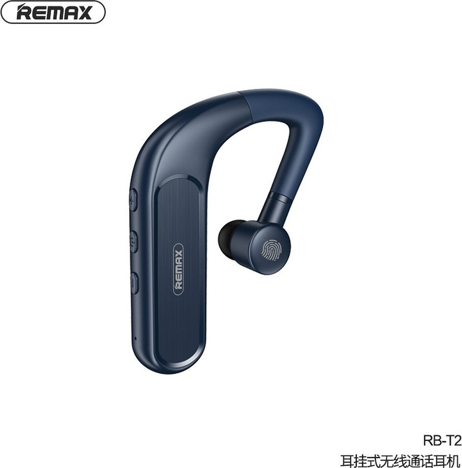 Remax RB-T2 In-ear Bluetooth Handsfree Ακουστικό Μπλε | Skroutz.gr