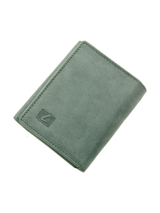 Lavor Men's Leather Wallet with RFID Green