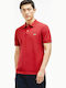 Lacoste Petit Piqué Ανδρικό T-shirt Κοντομάνικο Polo Κόκκινο