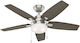 Hunter Arcot Ceiling Fan 117cm With Light Brush...