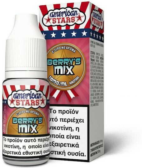 American Stars Έτοιμο Υγρό Αναπλήρωσης Berry Mix 3mg 10ml