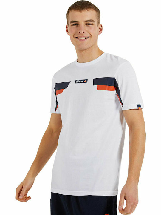 Ellesse T-shirt Bărbătesc cu Mânecă Scurtă Alb