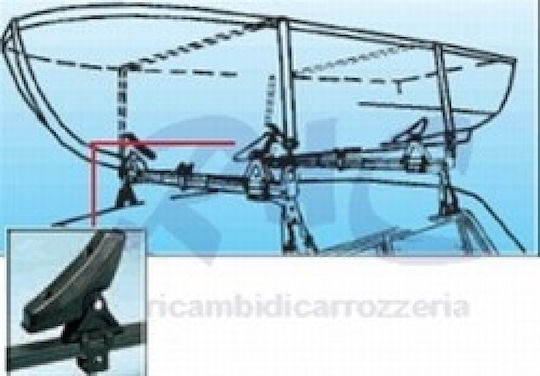 La Prealpina Transportenden für Boot 0,04x0,055mm 4 Stück 4Stück
