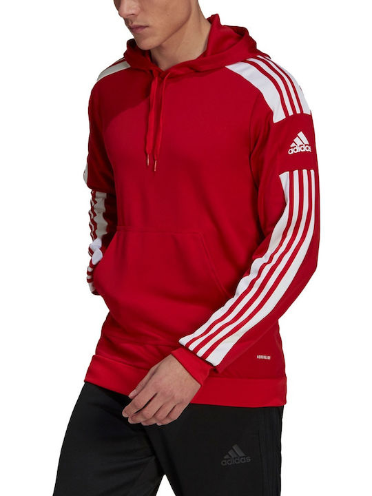 adidas Squadra 21 Φούτερ με Κουκούλα Κόκκινο